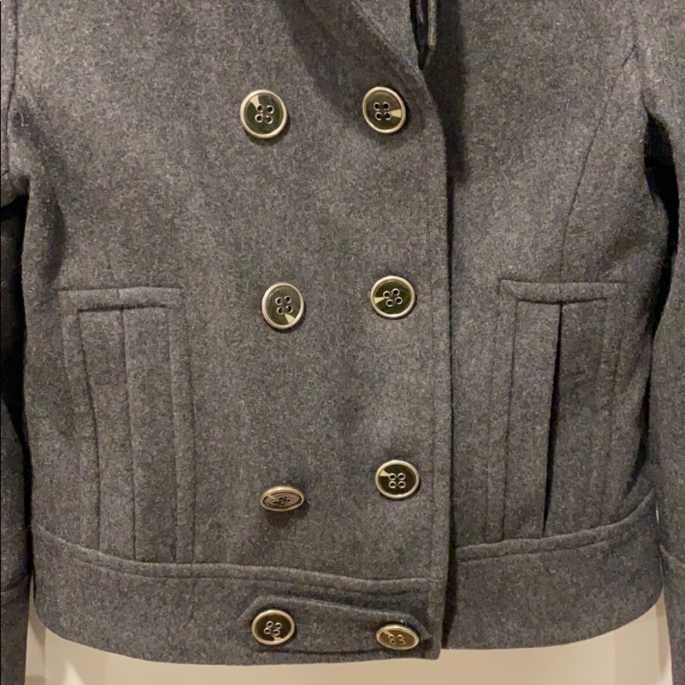 Express Wool Double Breasted Coat Euc - image 2